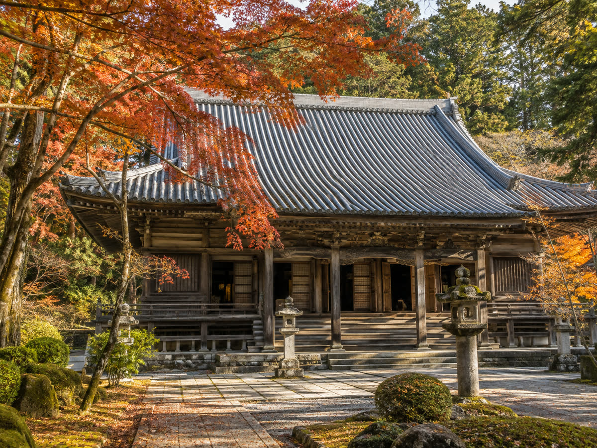 提携寺院の本堂（イメージ）